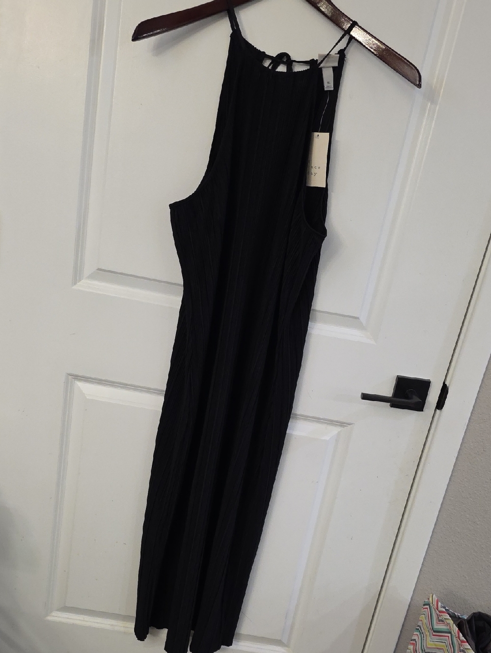 NWT: Flowy A New Day Black Dress